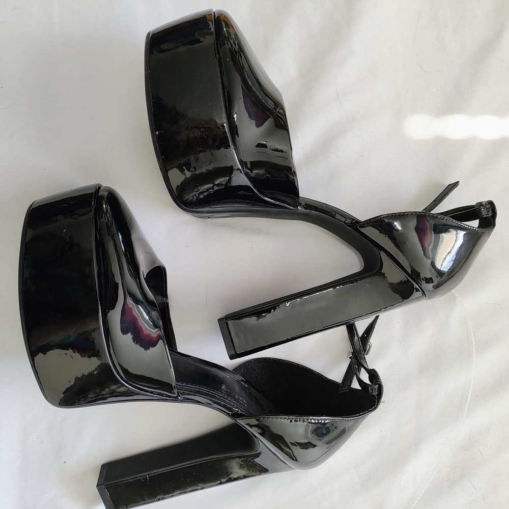 Elegant Black Platform Heels